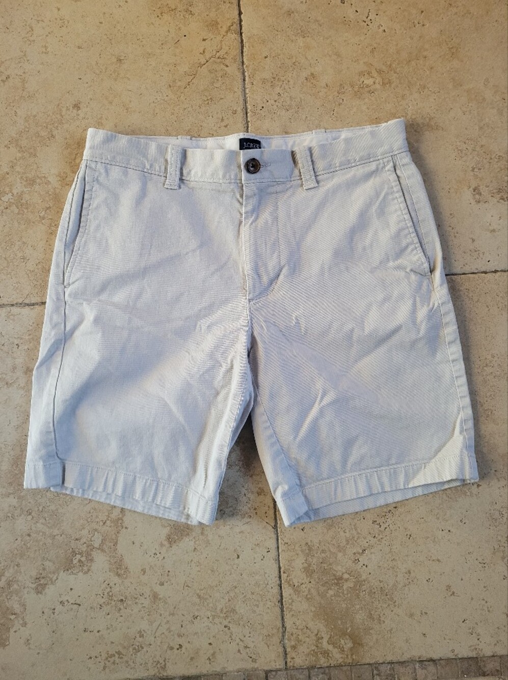 J. Crew Khaki 9" Men’s Flat Front Shorts